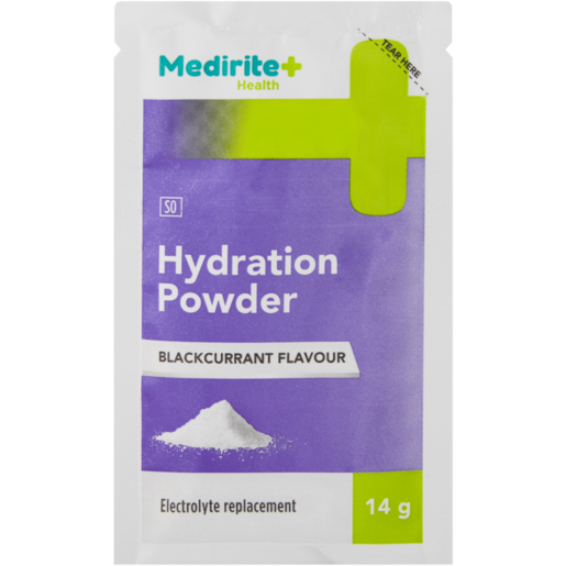 Medirite Blackcurrant Flavoured Hydration Powder 14g