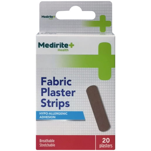 Medirite Fabric Plaster Strips 20 Pack