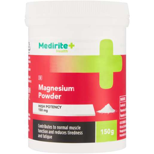 Medirite High Potency Magnesium Powder 150g