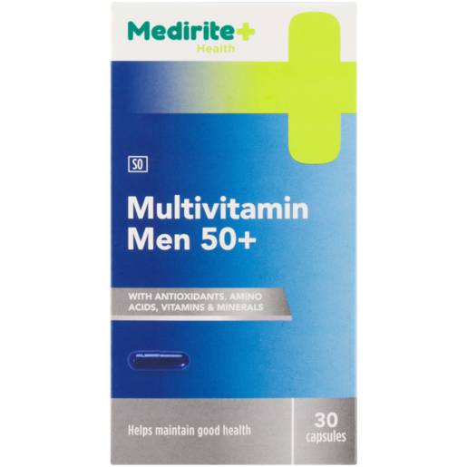 Medirite Men 50+ Multivitamin Capsules 30 Pack