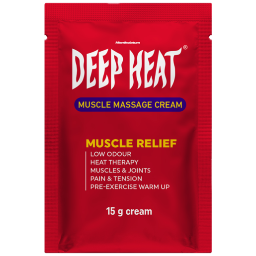 Deep Heat Muscle Massage Cream 15g