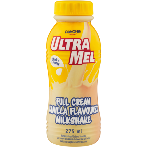Danone Ultramel Vanilla Flavour Full Cream Milkshake 275ml