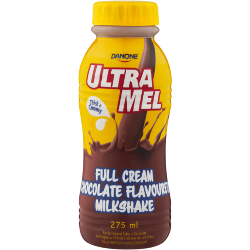 Danone Ultramel Chocolate Flavour Full Cream Milkshake 275ml