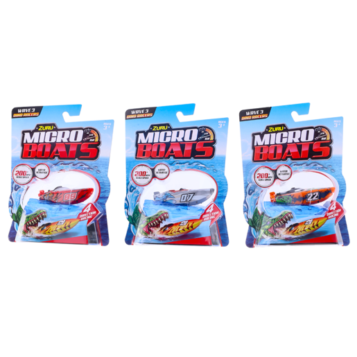 Micro Boats Wave 3 Racers (Assorted Item - Supplied At Random)