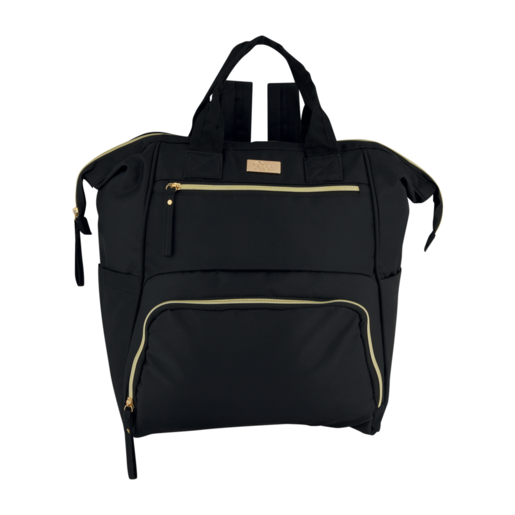 Ree Black Diaper Small Backpack 31cm