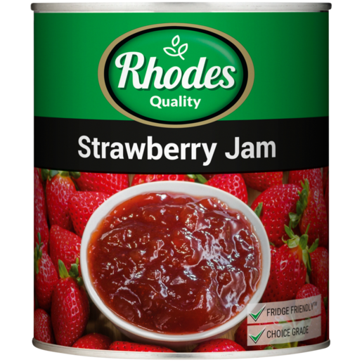 Rhodes Quality Strawberry Jam Can 3kg