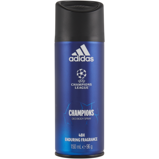 Adidas Champions Mens Body Spray Deodorant 150ml