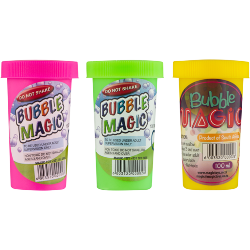 Bubble Magic Bubble Solution 100ml (Colour May Vary)