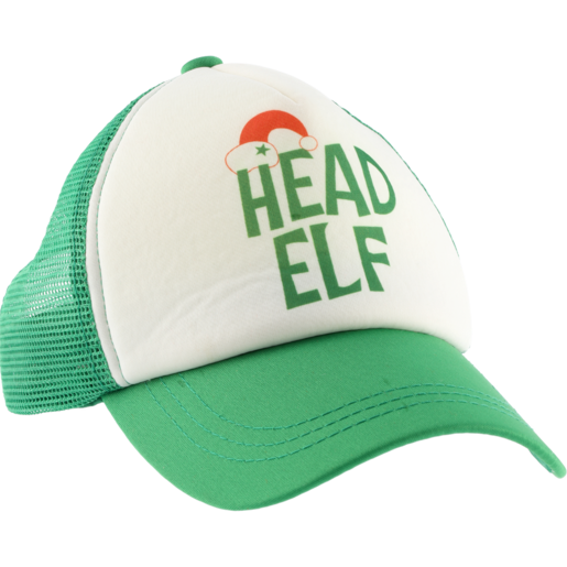 Head Elf Christmas Cap