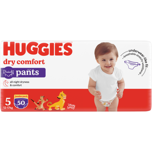 Huggies Dry Comfort Pants Size 5 50 Pack