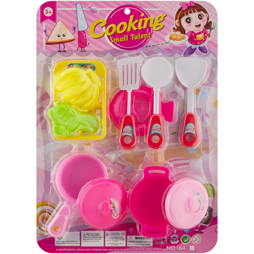 Cooking With Food Kitchen Play Set