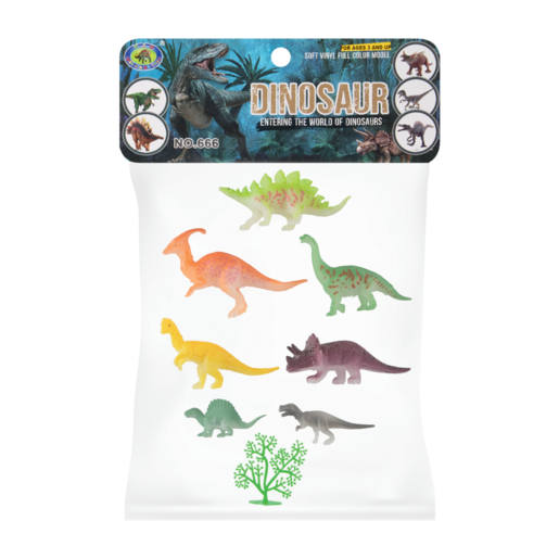 Dinosaur Animal Figurines Set 8 Piece (Assorted Item - Supplied At Random)