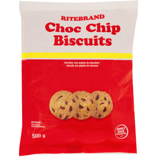 Ritebrand Choc Chip Biscuits 500g
