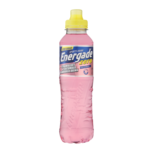 Energade Zero Sugar Strawberry & Cucumber Flavoured Sports Drink 500ml