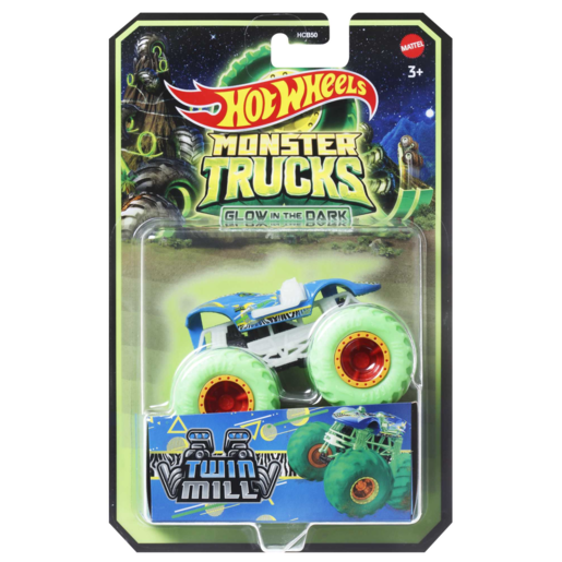 Hot Wheels Glow In The Dark Monster Truck 1:64