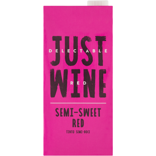 Just Wine Semi-Sweet Red Wine 1L