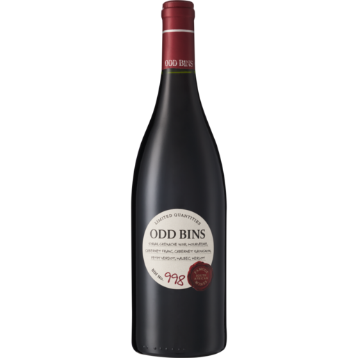 Odd Bins 998 Red Wine Blend Bottle 750ml