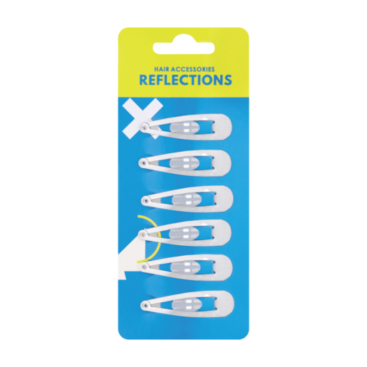 Reflections White Hair Sleep Pins 6 Pack
