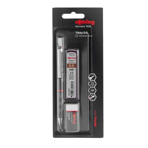 Rotring Tikky Mechanical Pencil Value Pack 0.5mm
