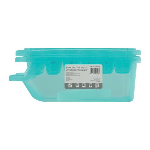 Ice Trays With Bucket And Scoop 4 Piece (Assorted Item - Supplied At Random)