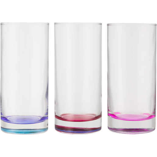 Colour Base Hi Ball Glass (Assorted Item - Supplied At Random)​​