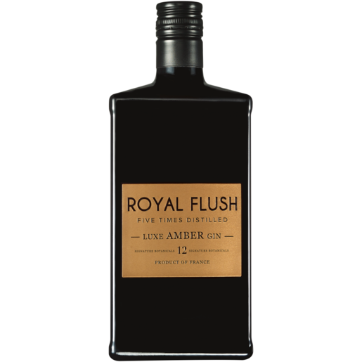 Royal Flush Luxe Amber Gin Bottle 750ml