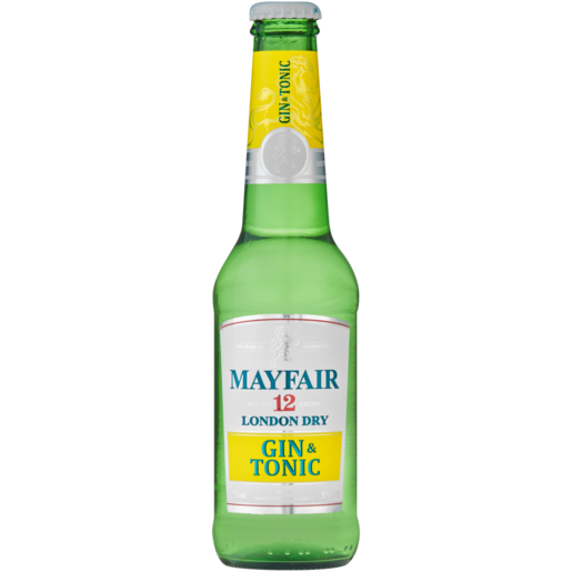 MAYFAIR Dry Gin And Tonic Bottle 275ml