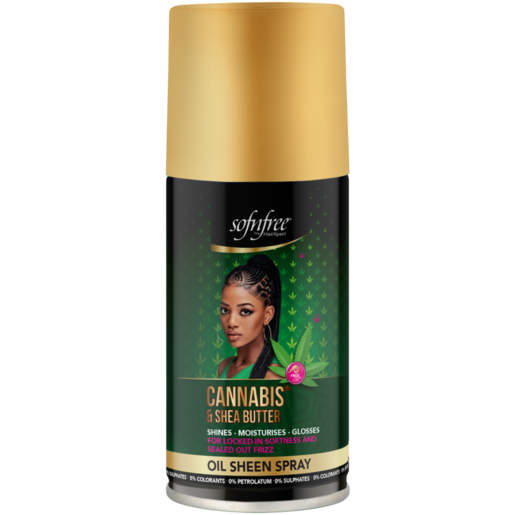 Sofnfree Cannabis & Shea Butter Oil Sheen Spray 120ml