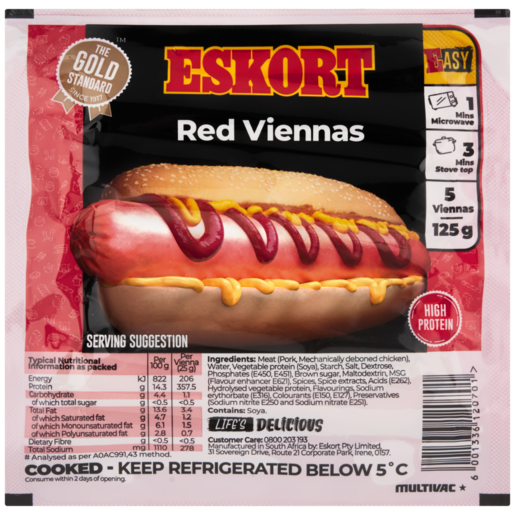 Eskort Red Viennas 5 Pack