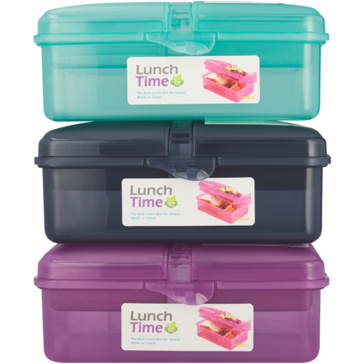 Lunch Time Top Deck Lunch Box 1500ml (Assorted Item - Supplied At Random)
