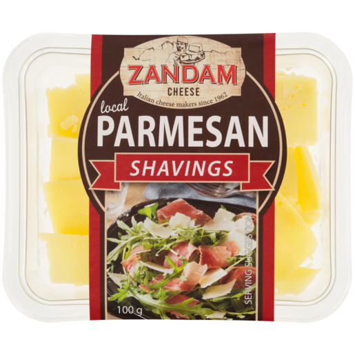 Zandam Parmesan Cheese Shavings 100g
