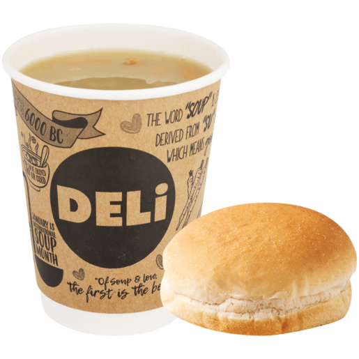 Deli Soup & Roll Meal