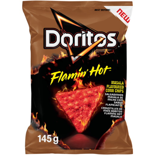 Doritos Flamin' Hot Masala Corn Chips 145g