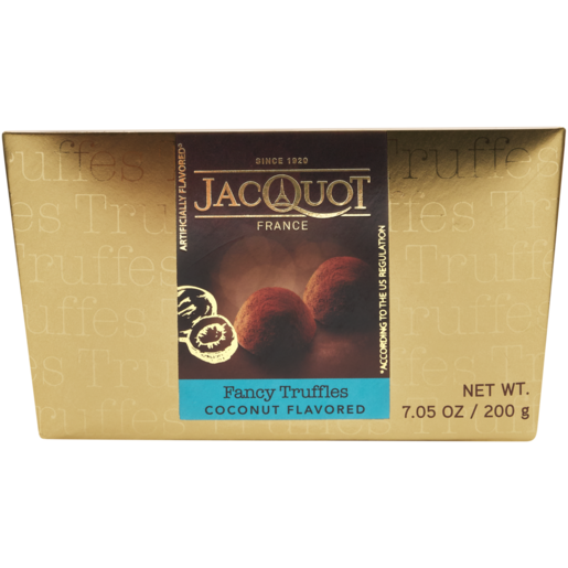 Jacquot Coconut Flavoured Truffles 200g 
