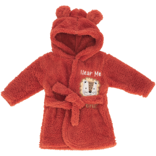 Jolly Tots Baby Red Fleece Gown 12 - 14 Months
