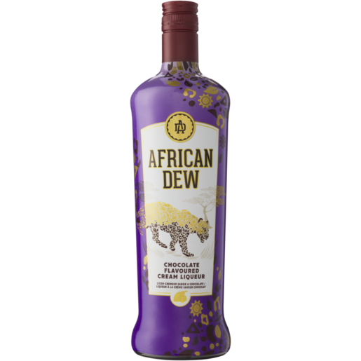 African Dew Chocolate Flavoured Cream Liqueur Bottle 750ml