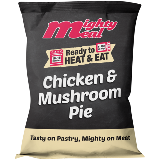 Mighty Meal Frozen Chicken & Mushroom Pie