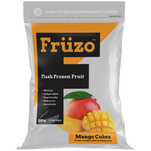 Früzo Frozen Mango Cubes 350g