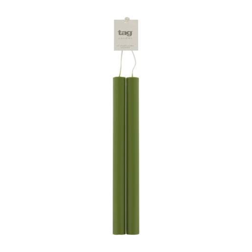 Tag Olive Unscented Straight Candle