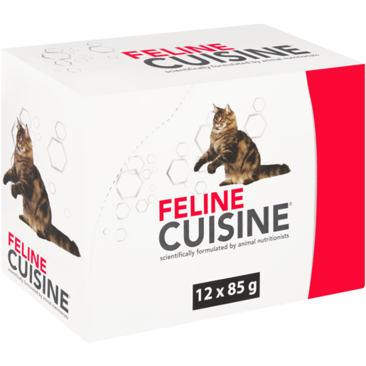 Feline Cuisine Fish Adult Wet Cat Food In Gravy 12 x 85g 