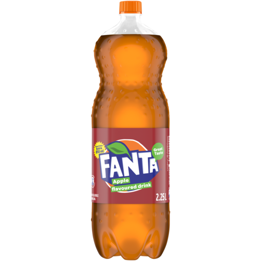 Fanta Red Apple Flavoured Soft Drink 2.25L