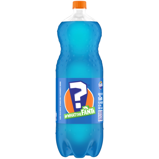 Fanta Blue What The Fanta Mystery Sparkling Flavoured Drink 2L