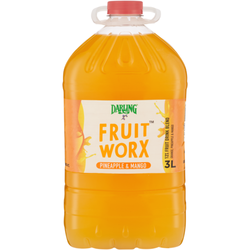 Darling Fruit Worx Pineapple & Mango Fruit Juice 3L