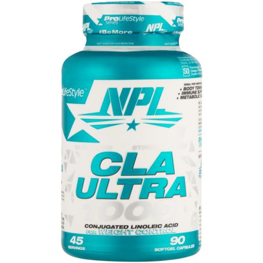 NPL CLA Ultra 1000 Weight Control Capsules 90 Pack