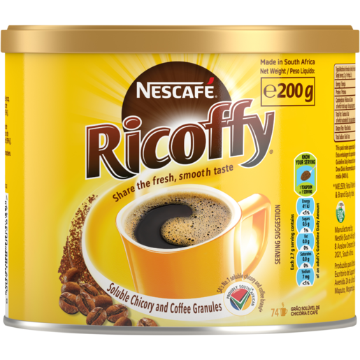 NESCAFÉ RICOFFY Soluble Chicory and Coffee Granules 200g