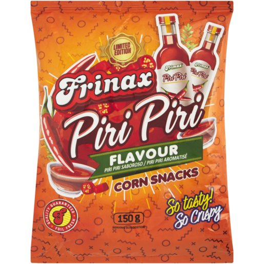 Frimax Frinax Piri Piri Flavour Corn Snacks 150g 
