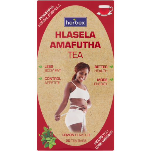 Herbex Lemon Flavoured Hlasela Amafutha Tea 20 Pack