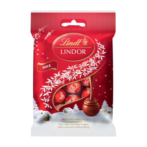 Lindt Lindor Milk Chocolate Mini Truffles 80g