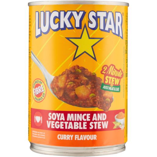 Lucky Star Curry Flavoured Soya Mince & Vegetable Stew 400g