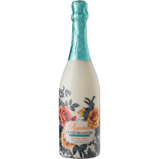 Annabelle Non-Alcoholic Cuvee Blanche Sparkling White Wine Bottle 750ml